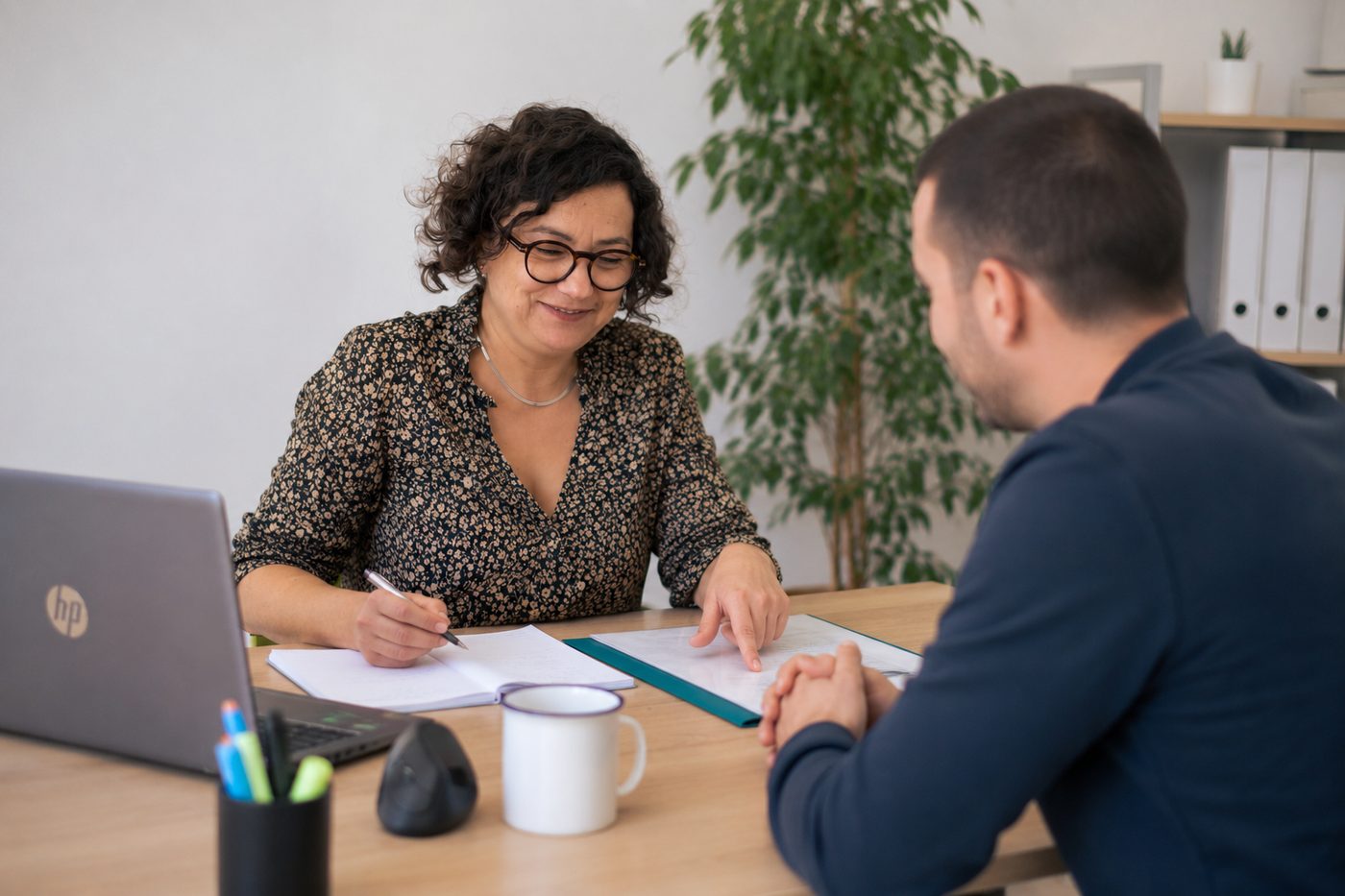 Séance de conseil RH avec un dirigeant