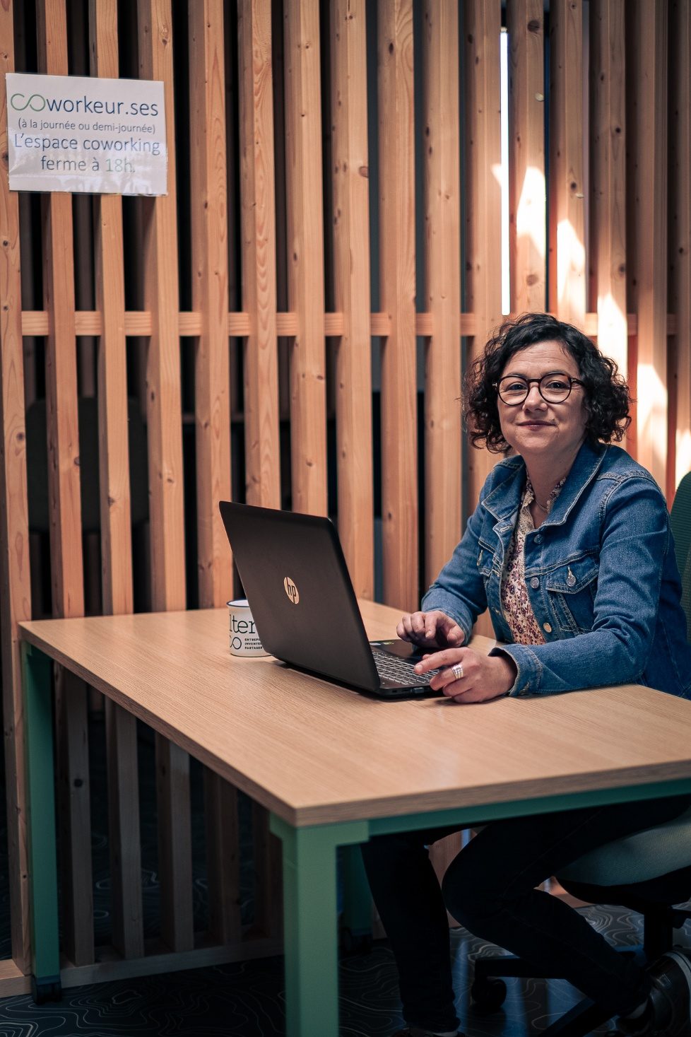 Estelle Salmon au travail